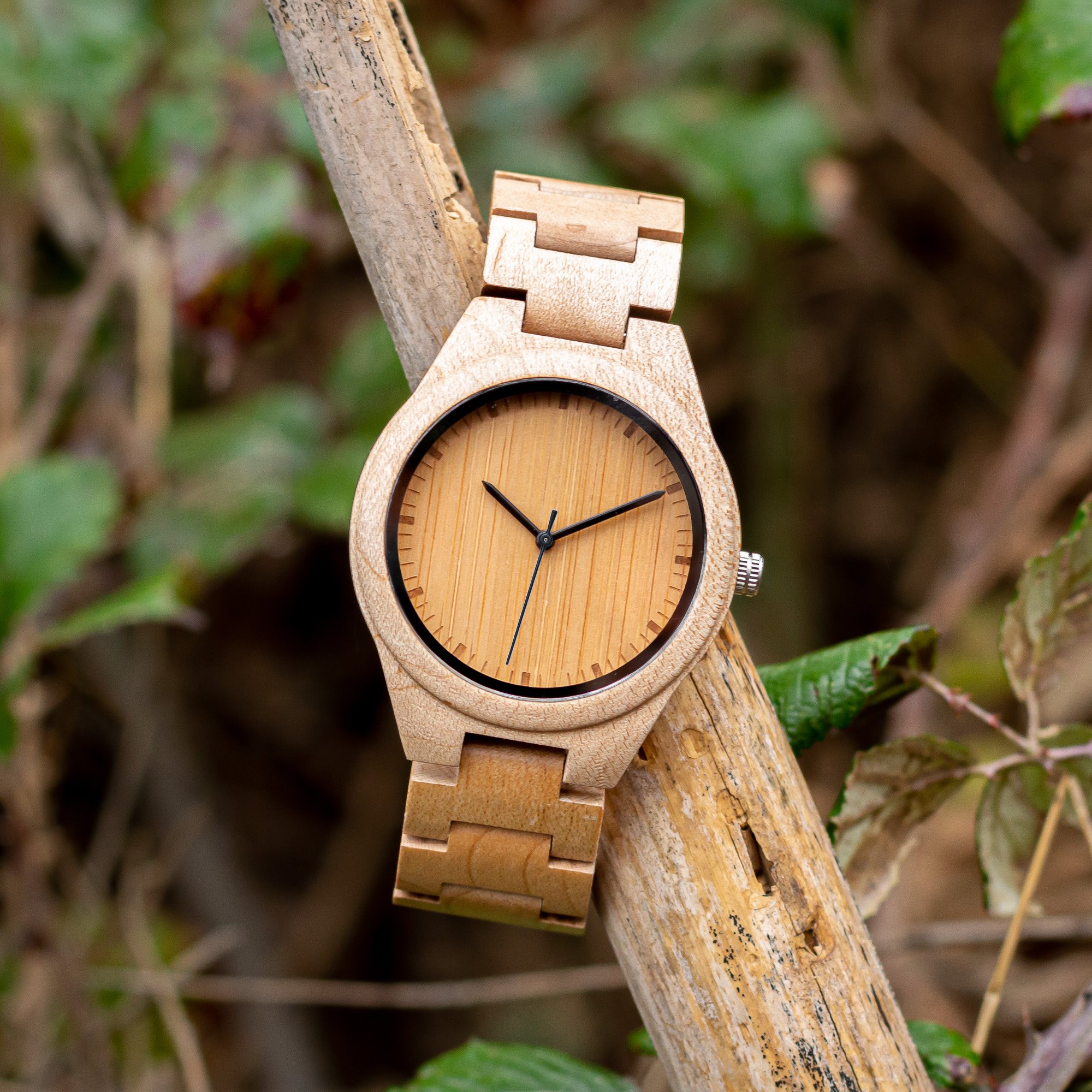 Reloj de online madera pulsera