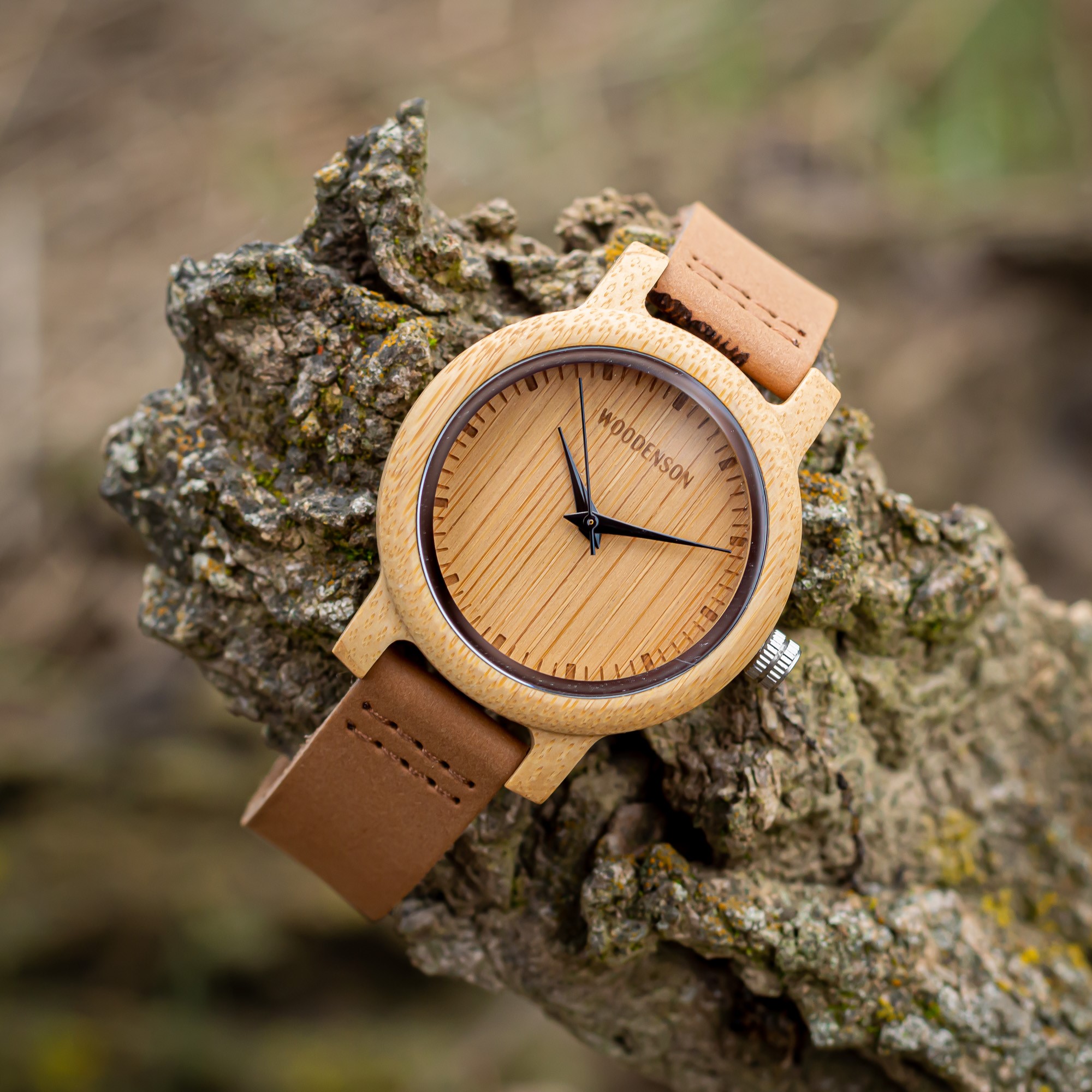 Reloj Despertador de madera de Bamboo ecofamy